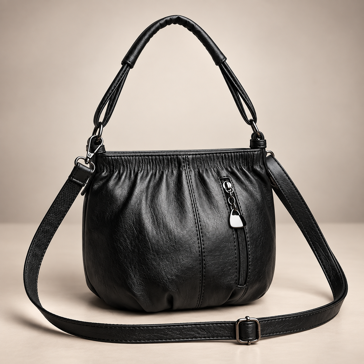 Marcella Women's Soft-Texture Shoulder Bag with Adjustable Crossbody Strap