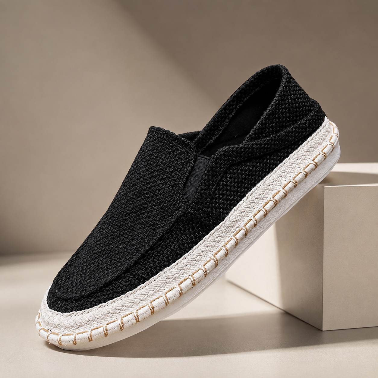 Wyatt Men’s Canvas Espadrille Slip-On Shoes