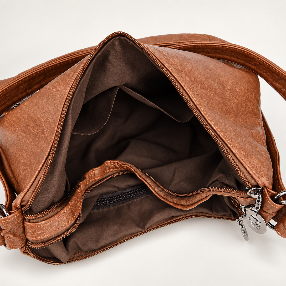Elodie Women’s Hobo Shoulder Bag with Studded Pockets