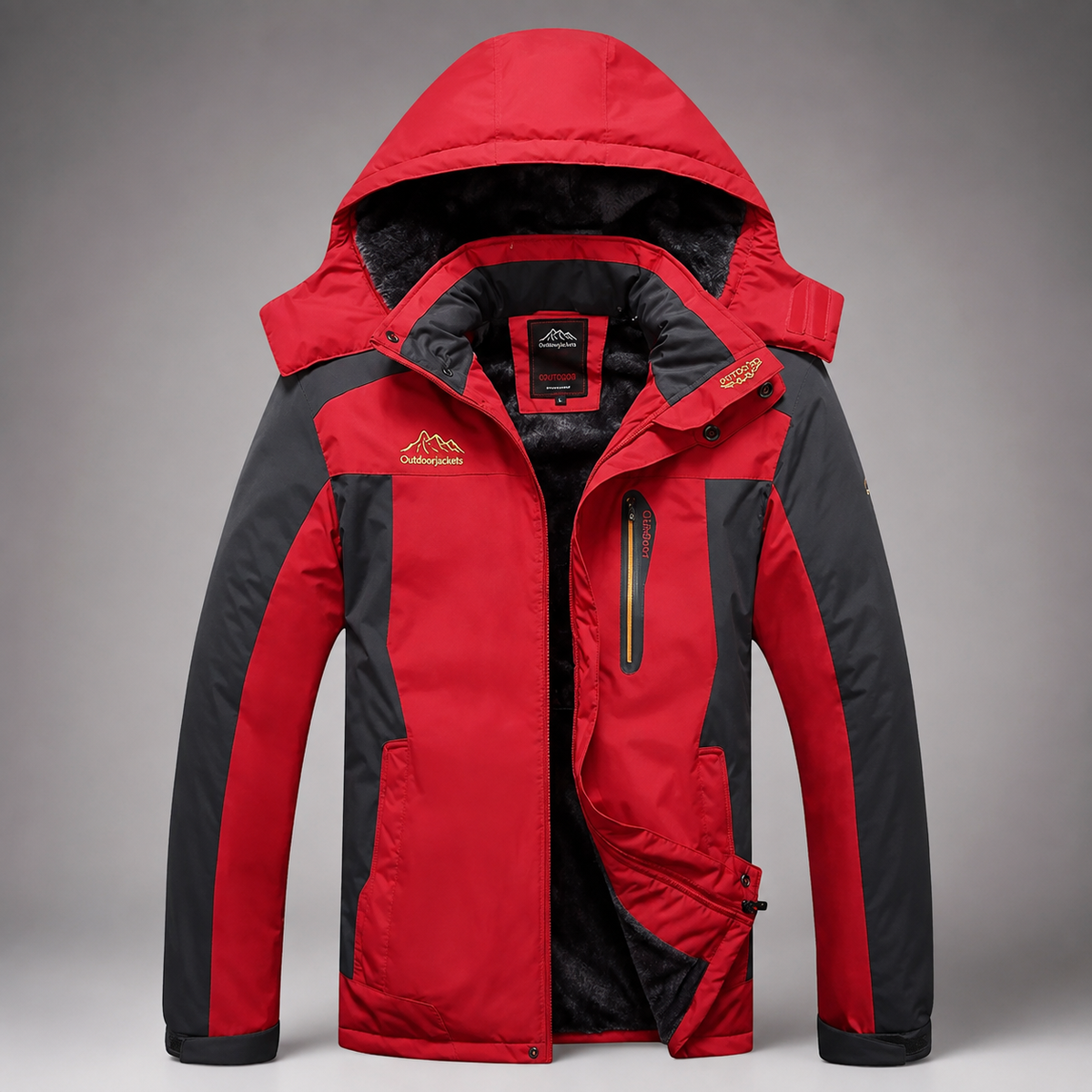 Dawson Fleece-Lined Hooded Outdoor Jacket