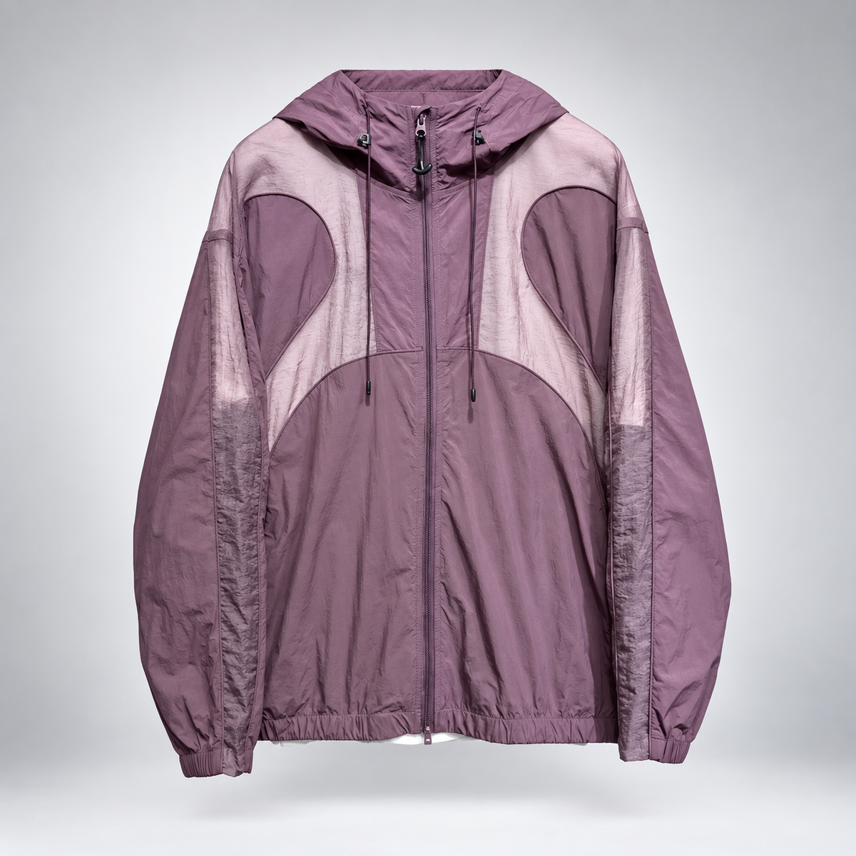 Adrian Men’s Lightweight Summer Hooded Colorblock Zip Jacket