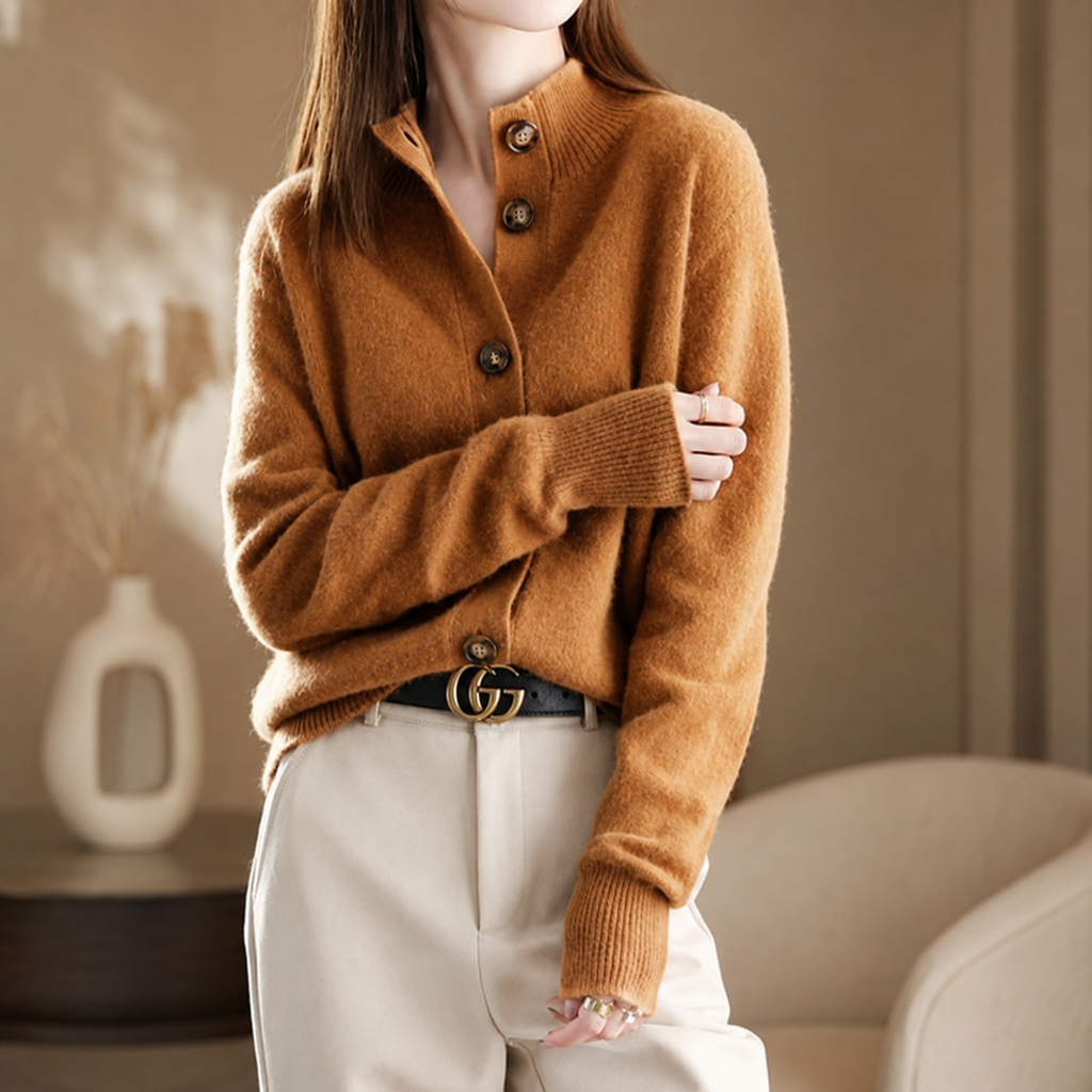 Fiona Women’s Button-Up Knit Cardigan