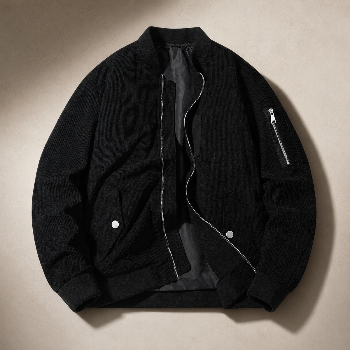 Grant Men’s Corduroy Bomber Jacket
