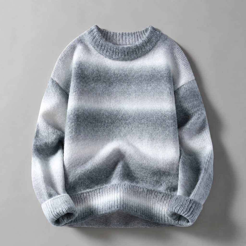 Julian Men’s Gradient Stripe Knit Sweater