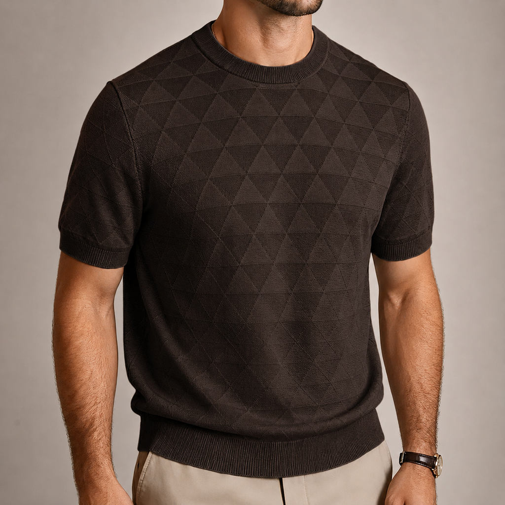 Blake Men’s Geometric Knit T-Shirt
