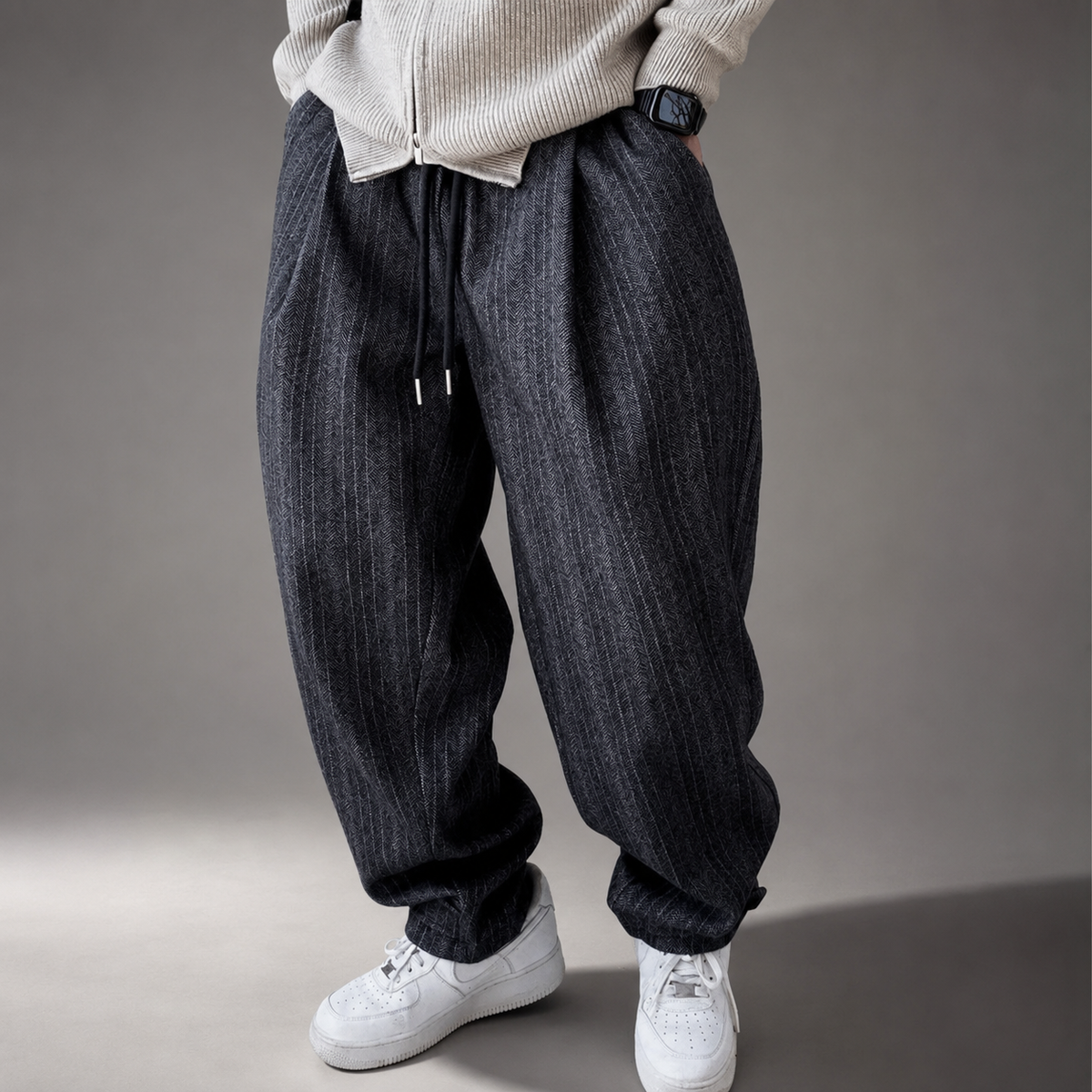 Jackson Men’s Pinstripe Relaxed Jogger Pants