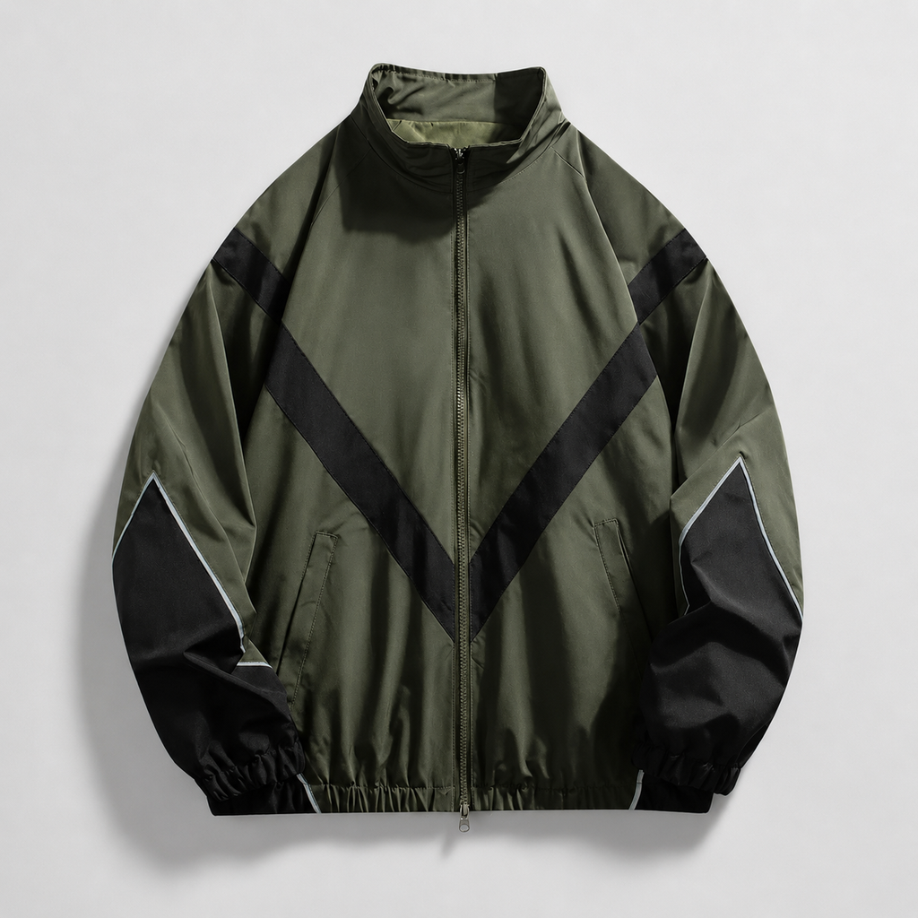 Nolan Color-Block Track Jacket