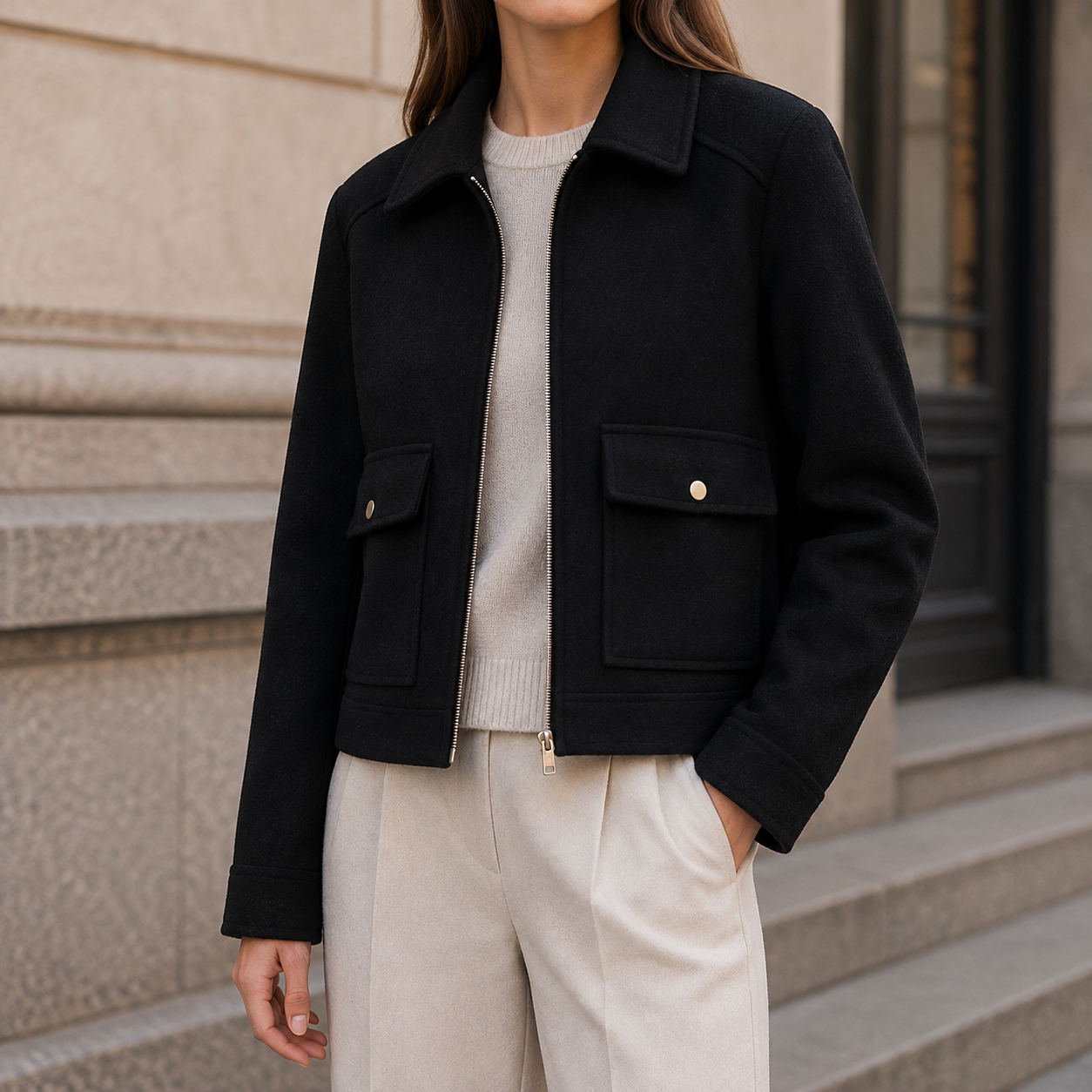 Hadley Zip-Front Jacket