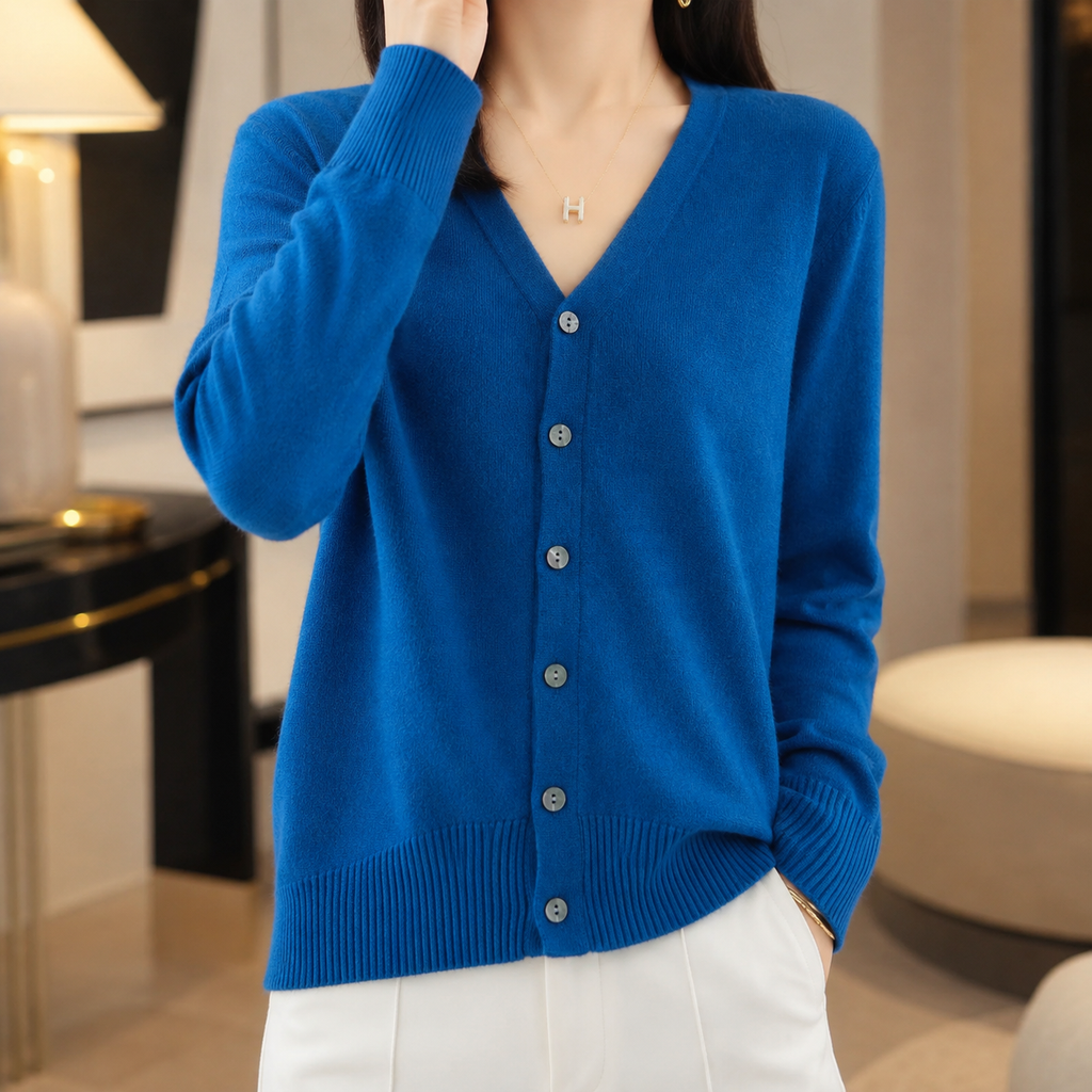 Sienna Women’s V-Neck Button Cardigan