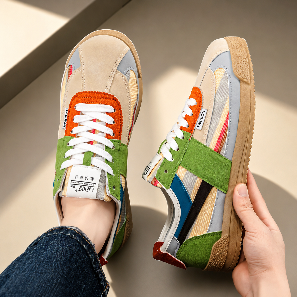 Zane Men’s Retro Suede Sneakers