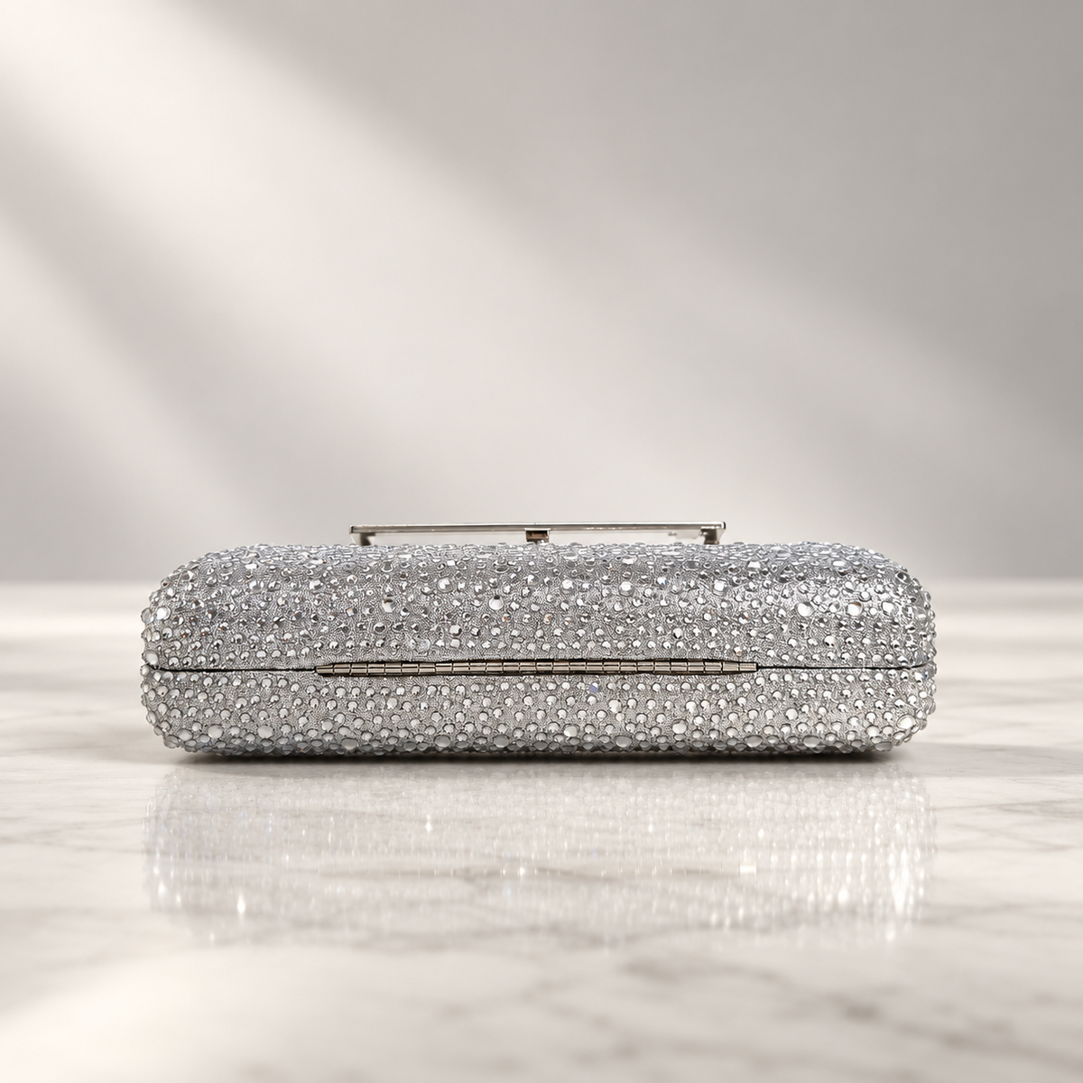 Vivienne Crystal Rhinestone Evening Clutch Bag