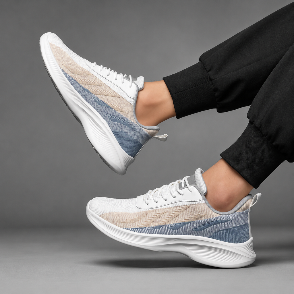 Ryan Breathable Mesh Lace-Up Sneakers