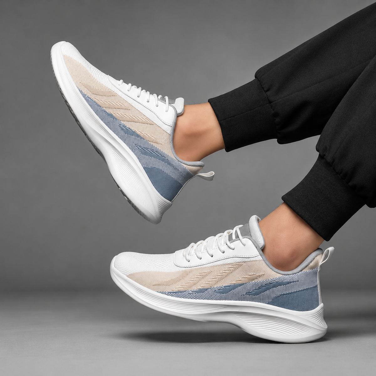 Ryan Breathable Mesh Lace-Up Sneakers
