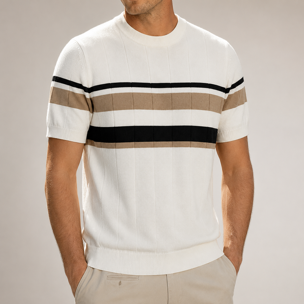 Grant Men’s Striped Knit T-Shirt