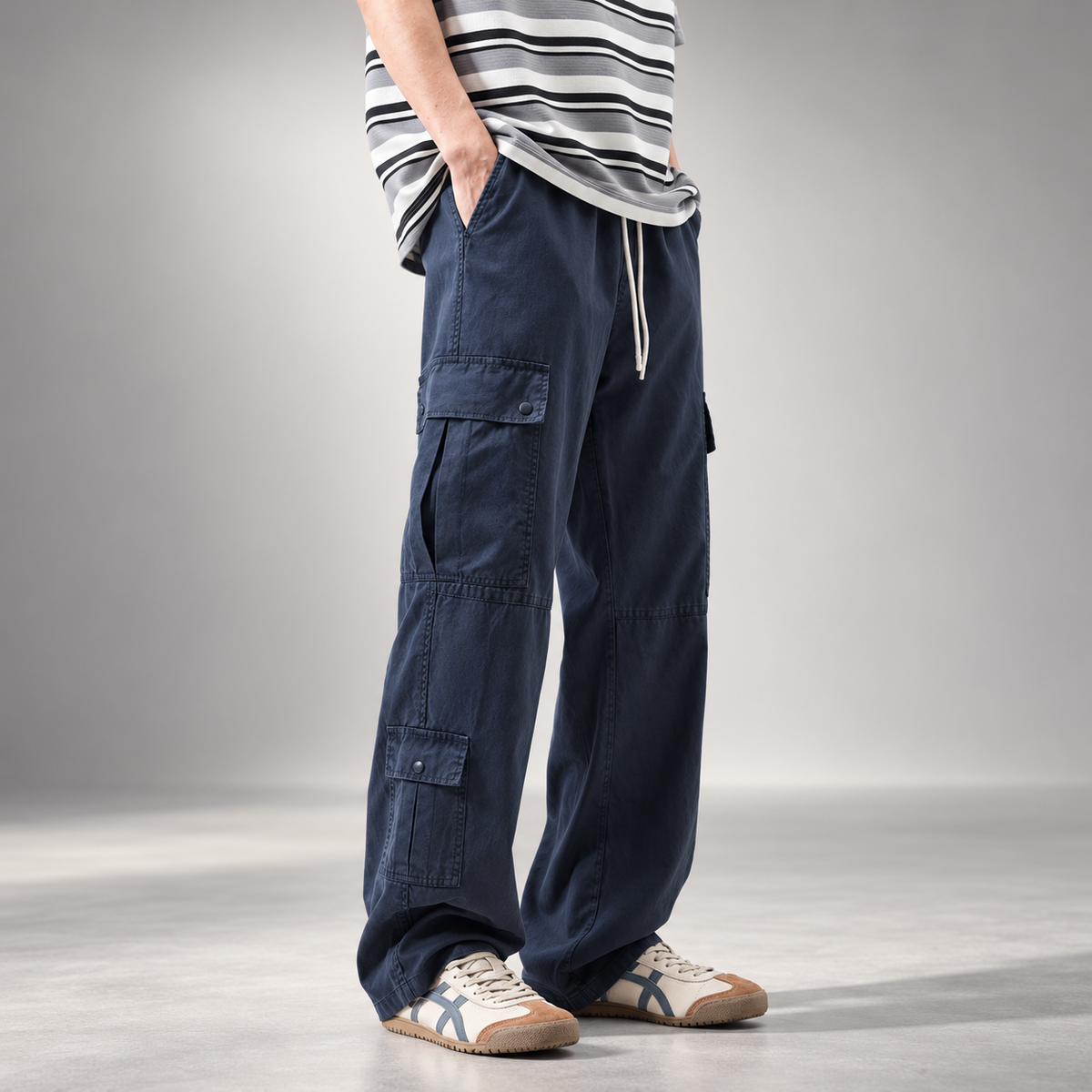 Luca Men’s Lightweight Summer Cargo Pants