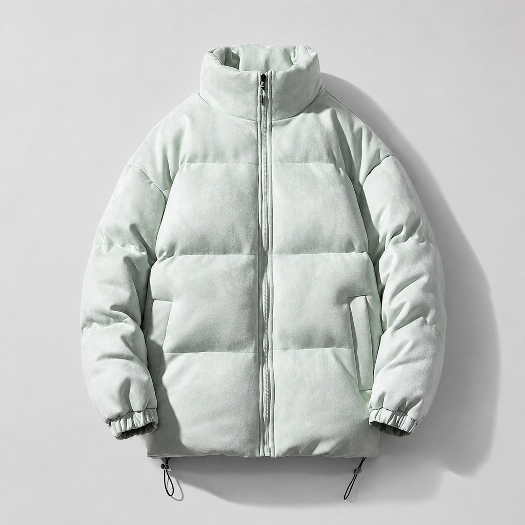 Remy Padded Stand-Collar Jacket – Full-Zip Quilted Winter Coat