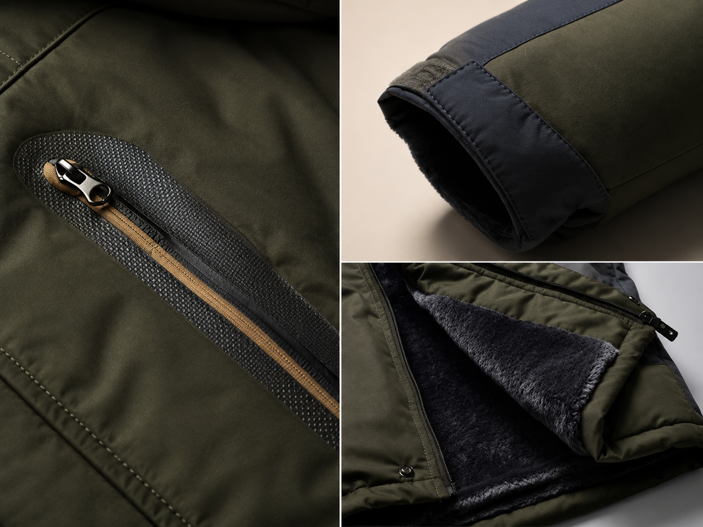 Dawson Fleece-Lined Hooded Outdoor Jacket