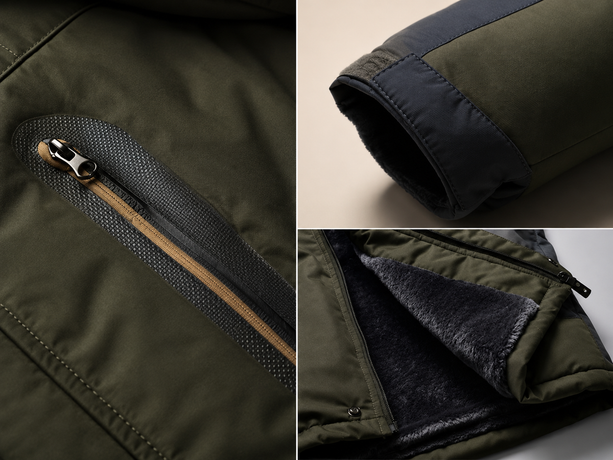 Dawson Fleece-Lined Hooded Outdoor Jacket