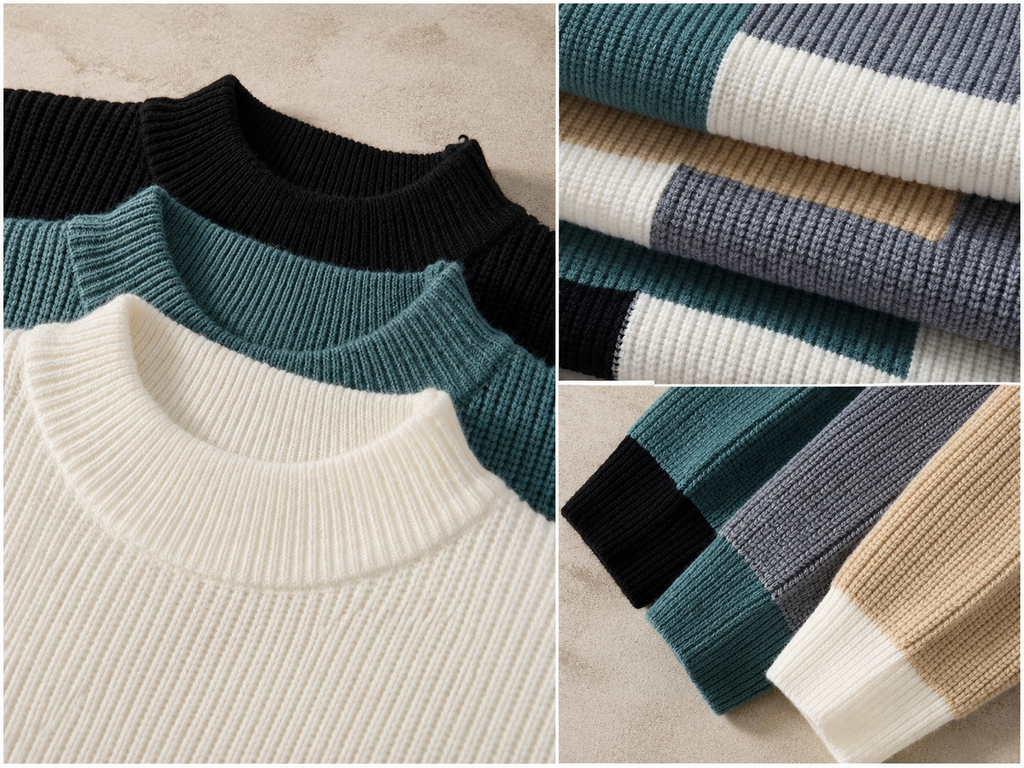 Sawyer Men’s Color Block Knit Sweater