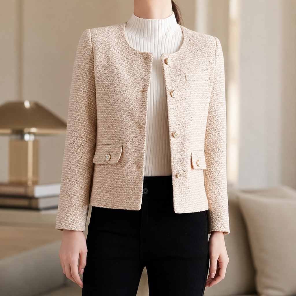 Colette Women’s Textured Tweed Jacket