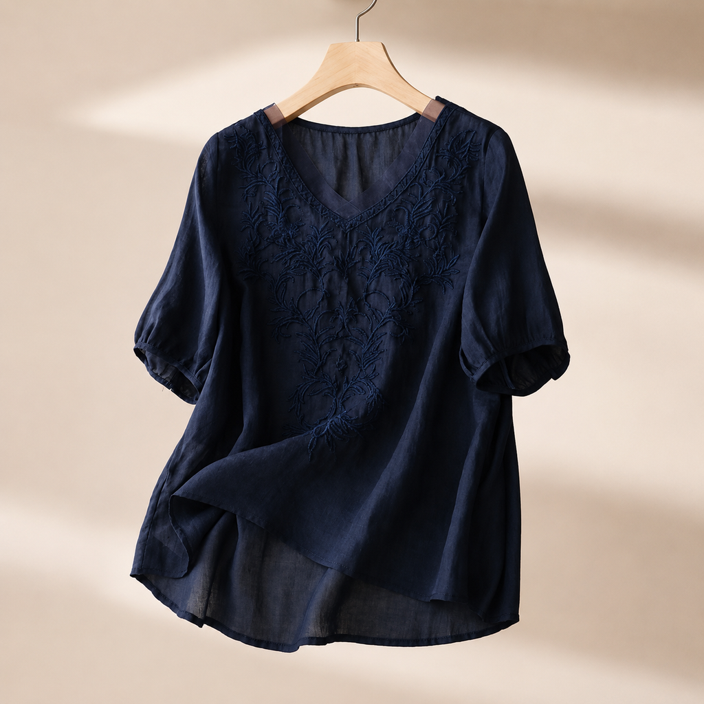 Camille Women’s Embroidered Blouse
