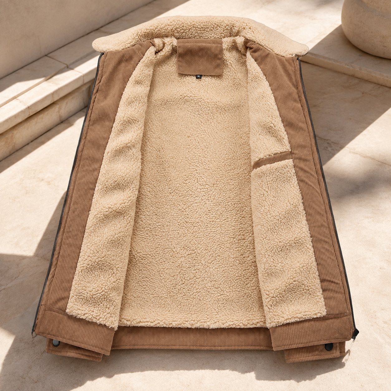 Mason Corduroy Sherpa-Lined Bomber Jacket