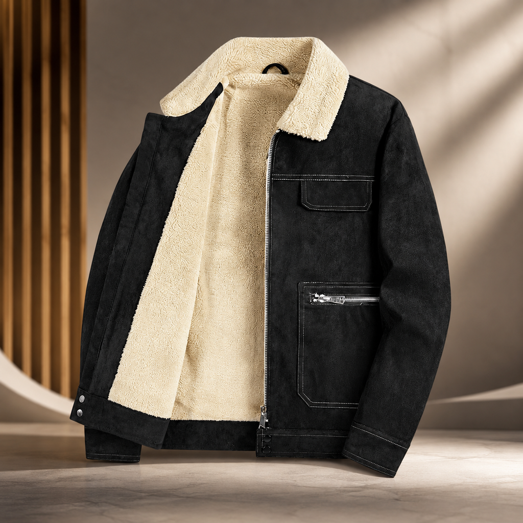 Adrian Men’s Sherpa-Lined Jacket