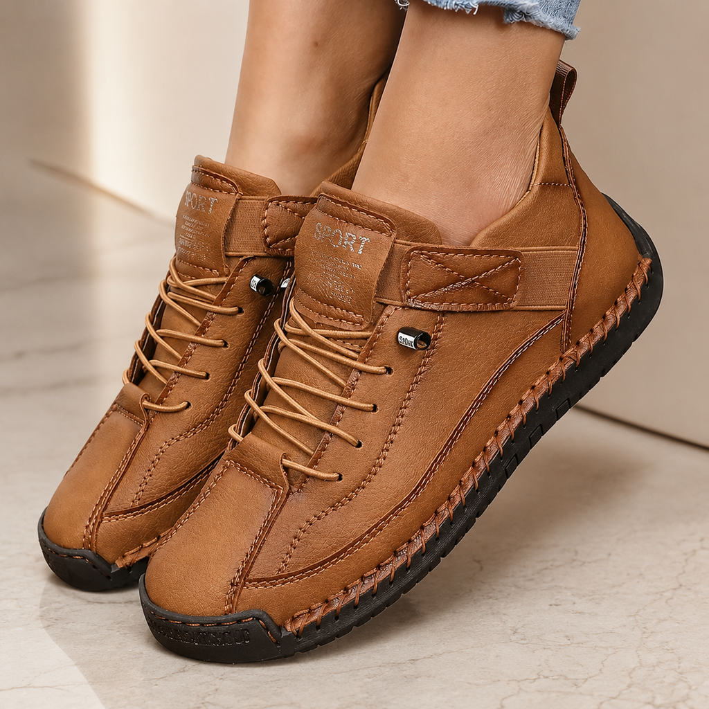 Riley Lace-Up Walking Sneakers