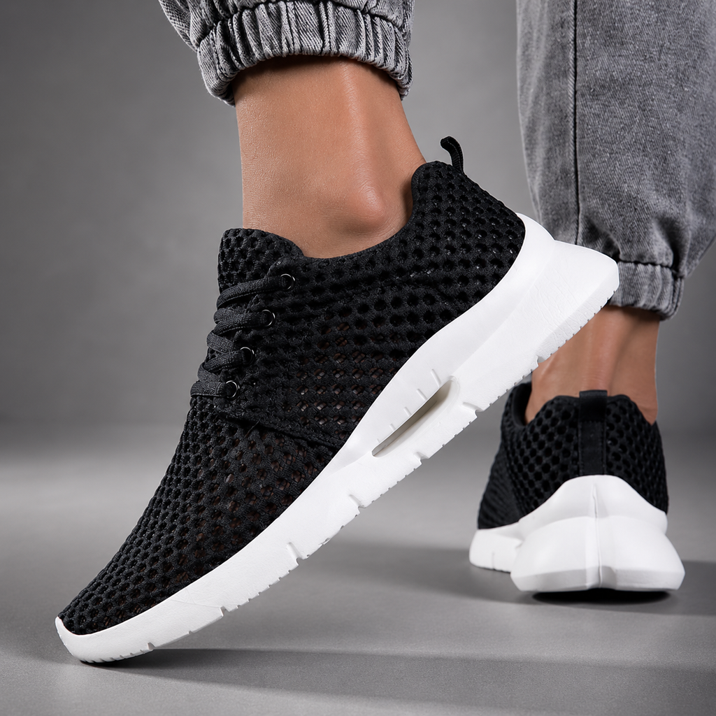 Mason Breathable Mesh Lace-Up Sneakers