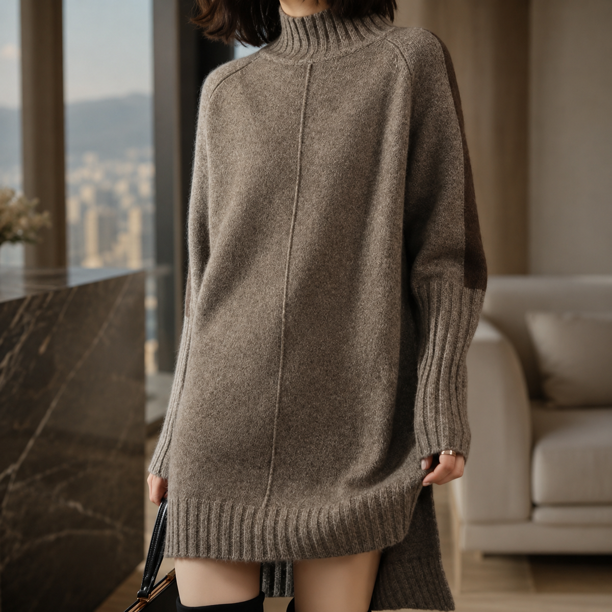 Adeline Women's Knit Sweater Dress