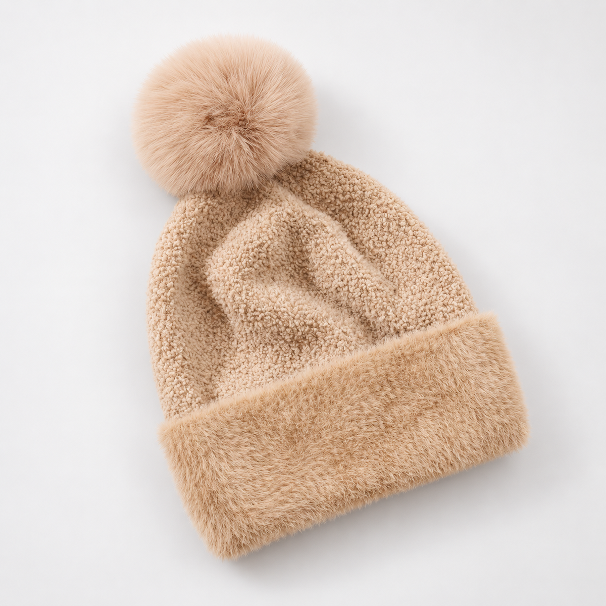 Bianca Women’s Plush Pom-Pom Beanie