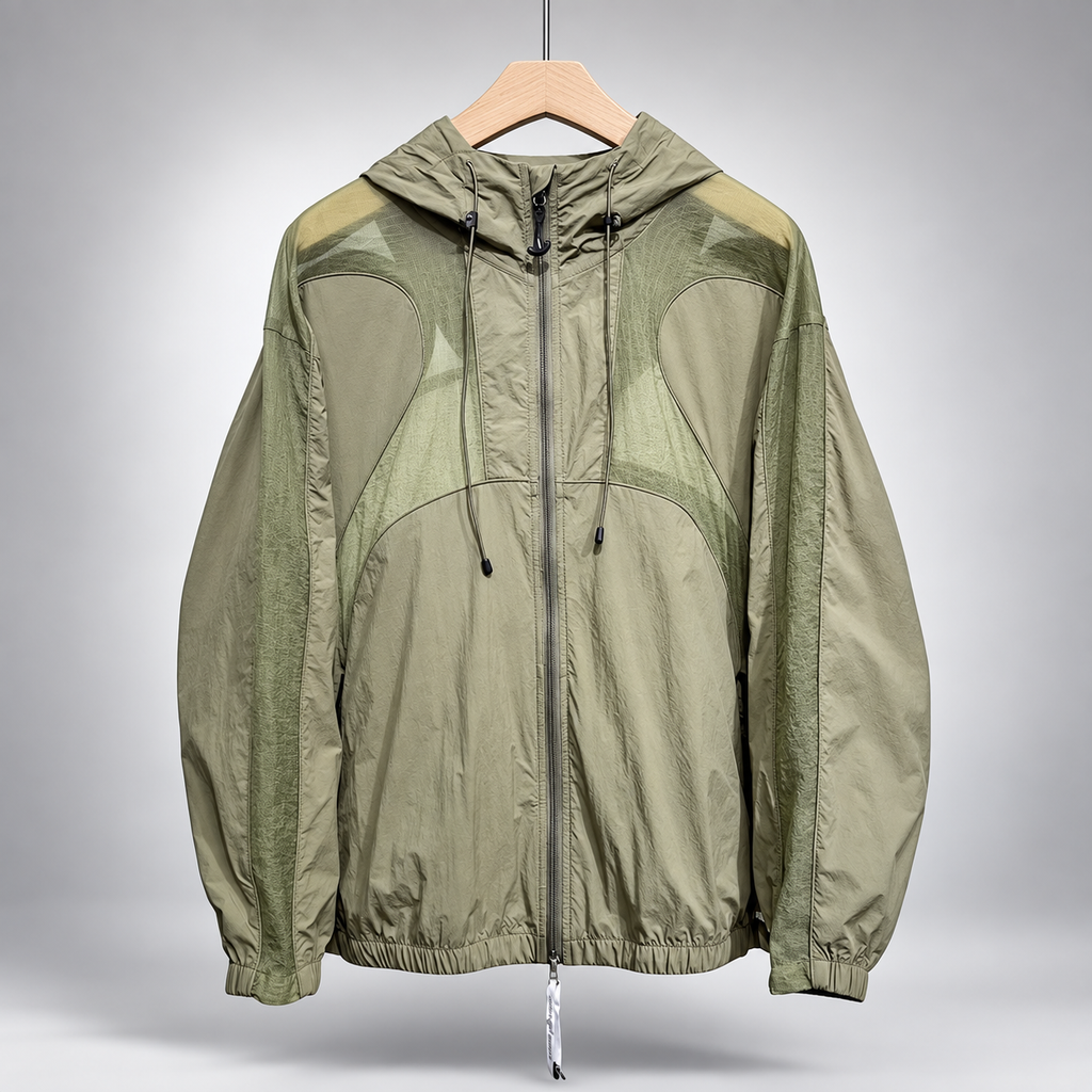 Adrian Men’s Lightweight Summer Hooded Colorblock Zip Jacket