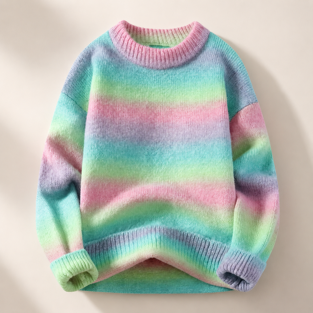 Julian Men’s Gradient Stripe Knit Sweater
