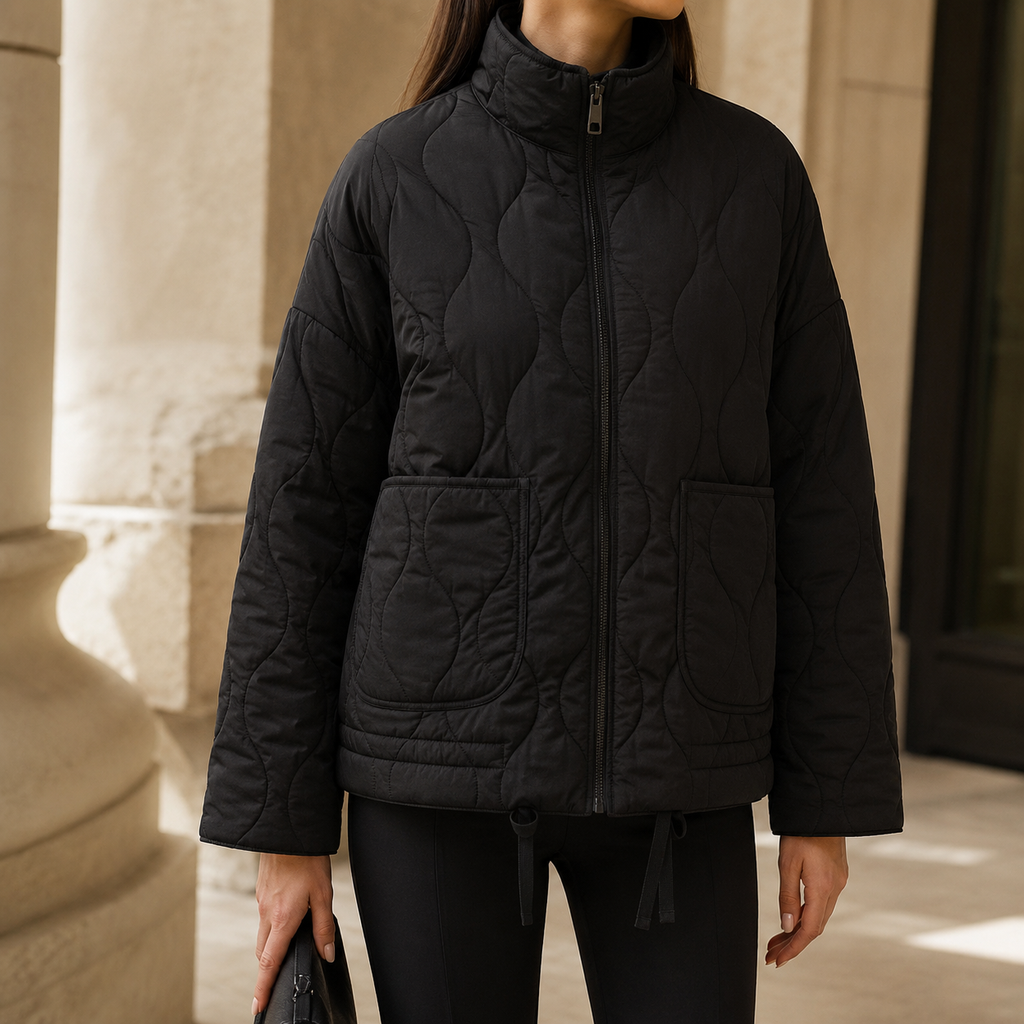 Harper Quilted Zip Jacket