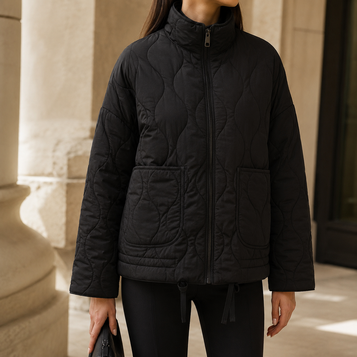Harper Quilted Zip Jacket