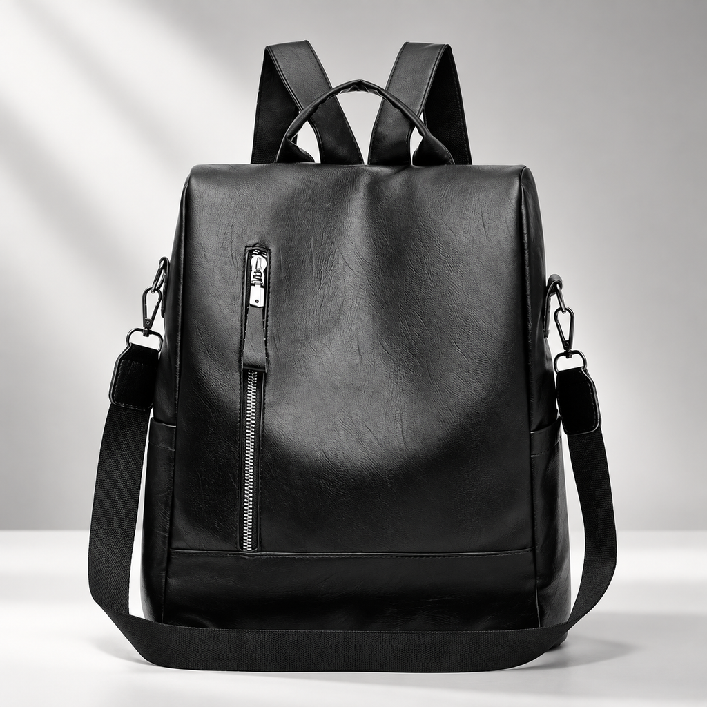 Colette Women’s Anti-Theft Convertible Backpack Purse – Two-Tone Shoulder Bag with Rear Access