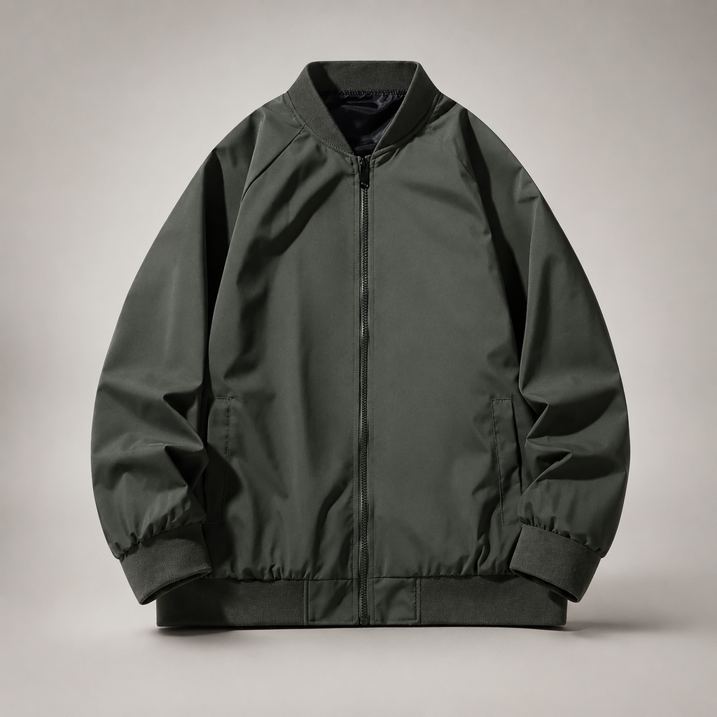 Lorenzo Men’s Lightweight Spring Bomber Jacket
