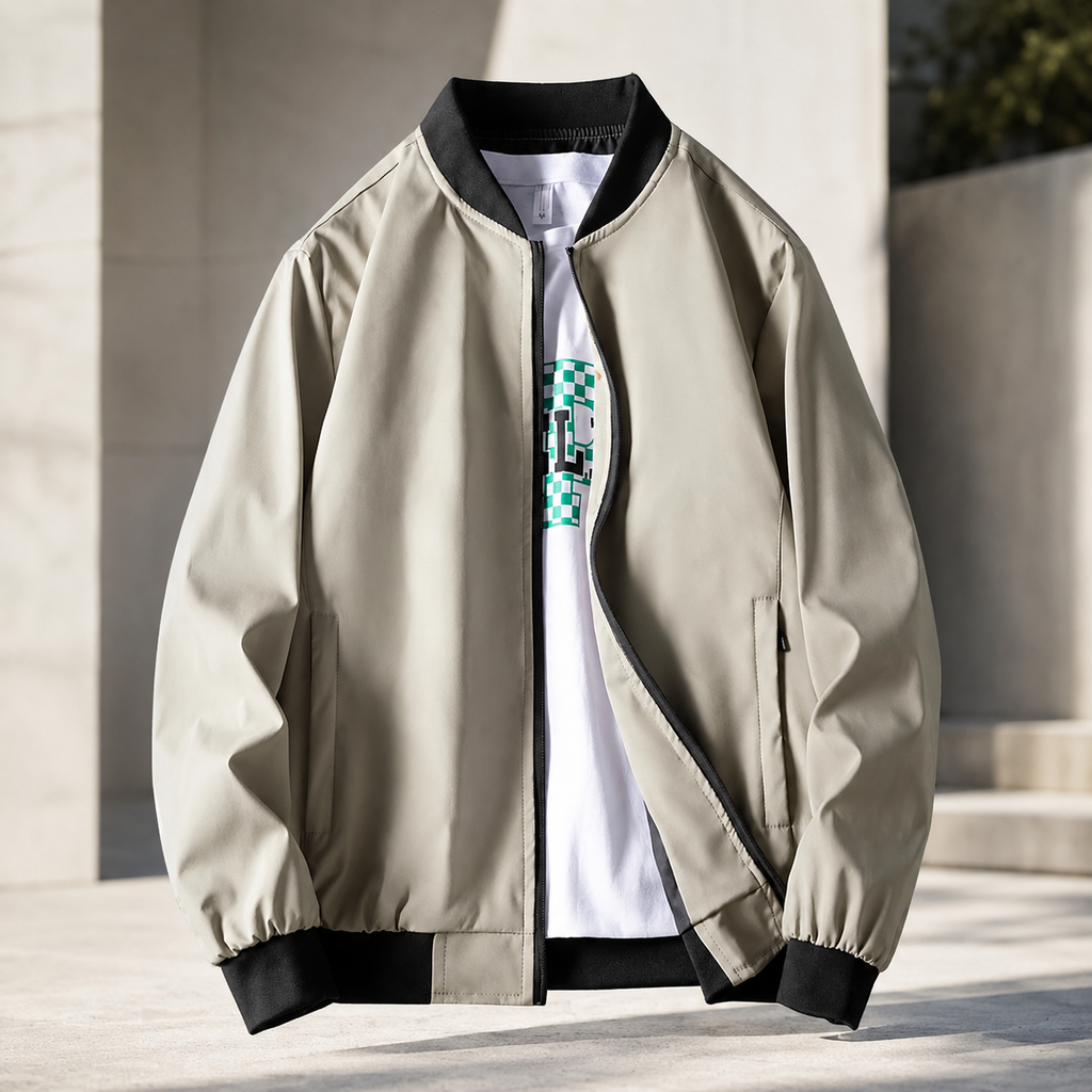 Ethan Lightweight Softshell Bomber Jacket