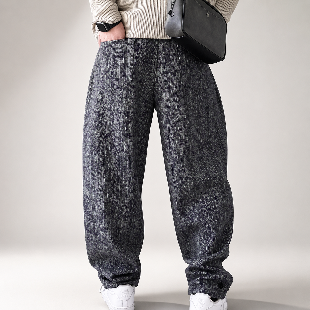 Jackson Men’s Pinstripe Relaxed Jogger Pants