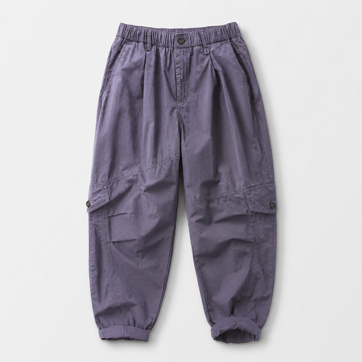 Elliot Relaxed Cargo Pants – Tapered Utility Pants with Flap Pockets