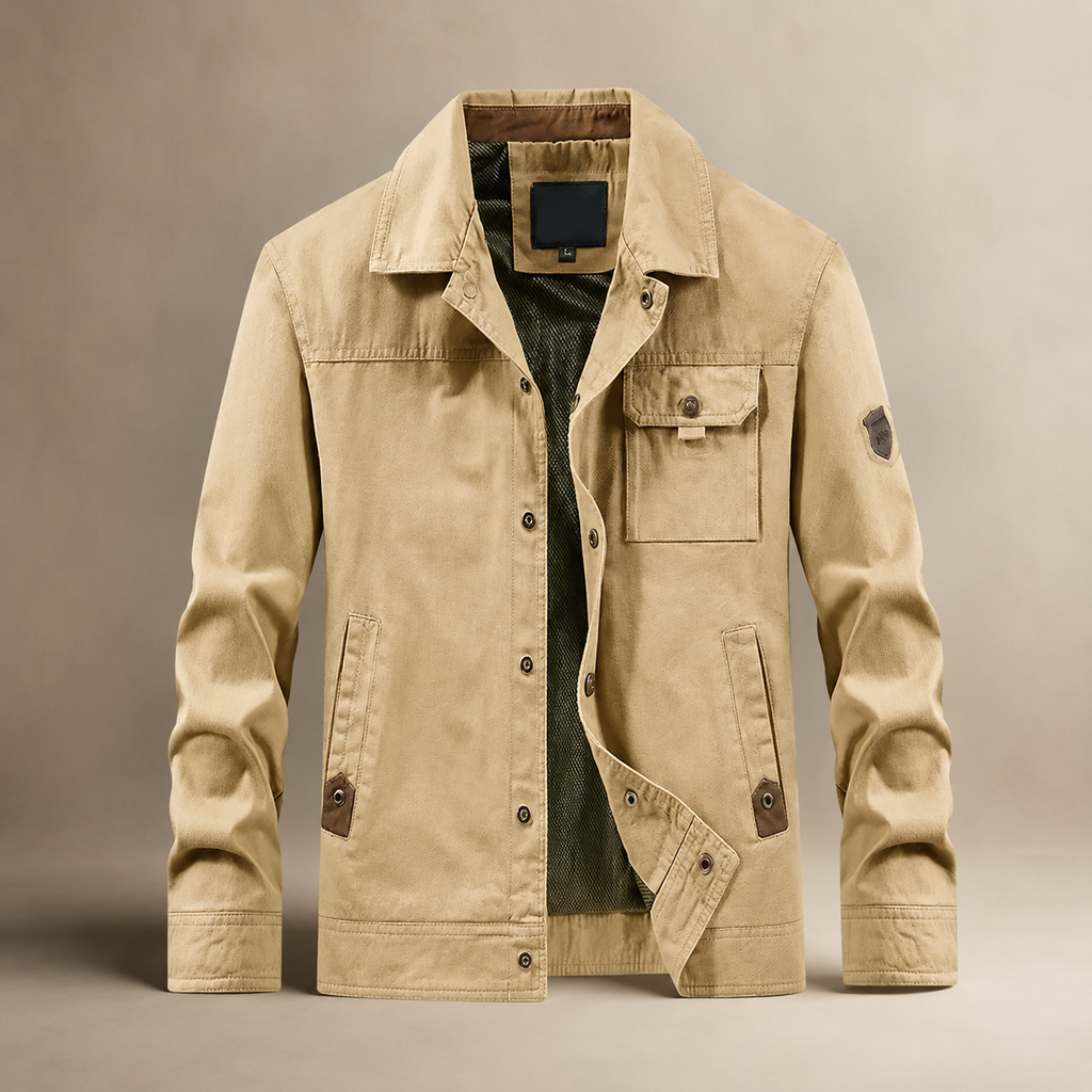Matteo Men’s Utility Workwear Jacket