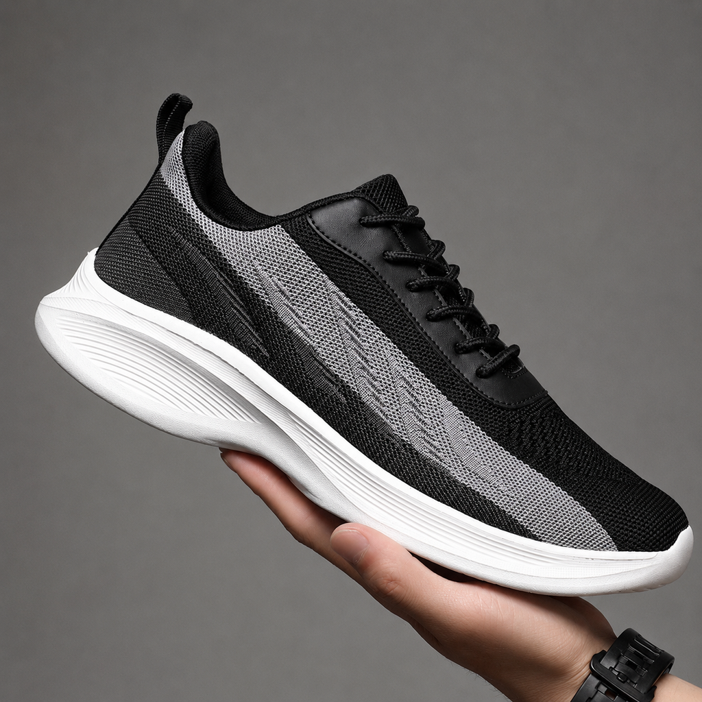 Ryan Breathable Mesh Lace-Up Sneakers