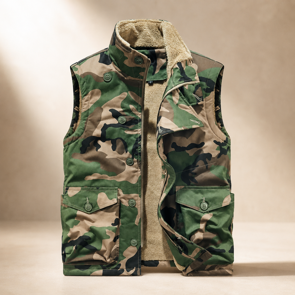 Declan Fleece-Lined Utility Vest