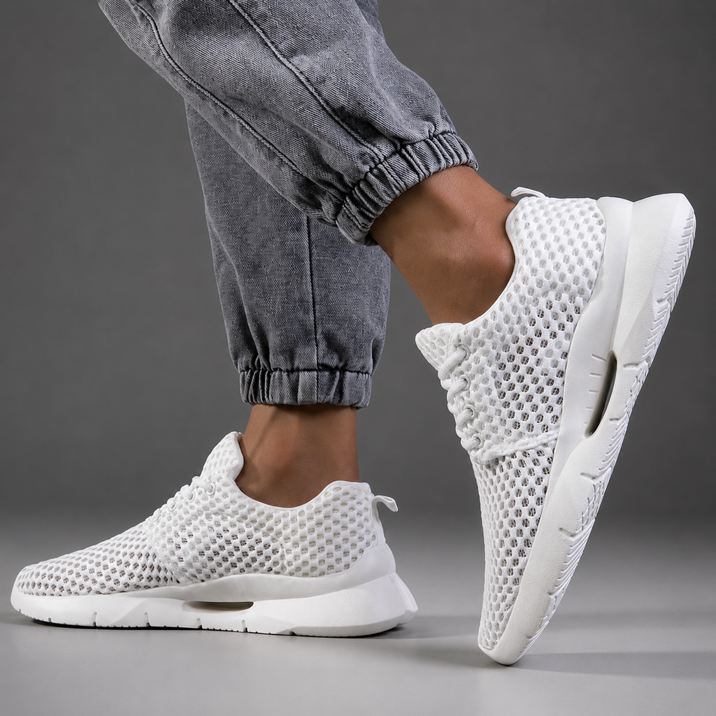 Mason Breathable Mesh Lace-Up Sneakers