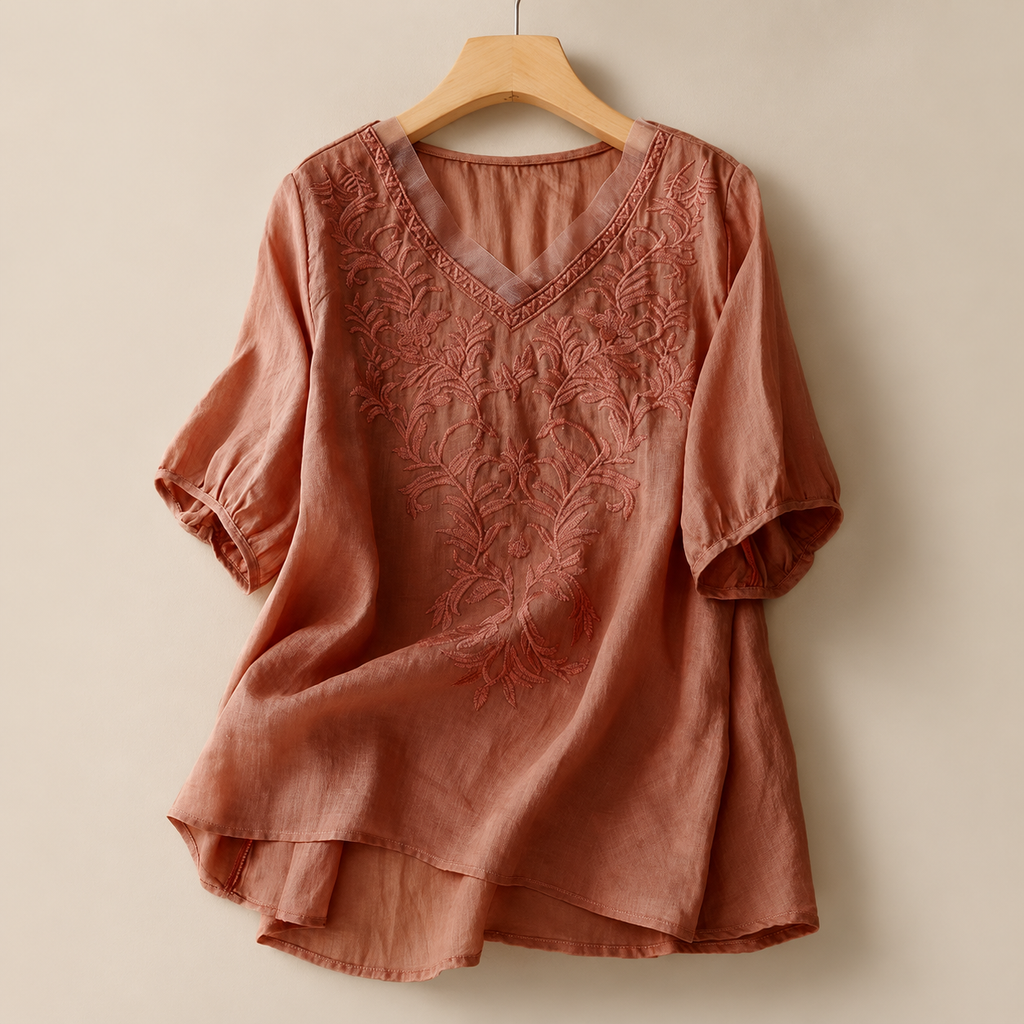 Camille Women’s Embroidered Blouse