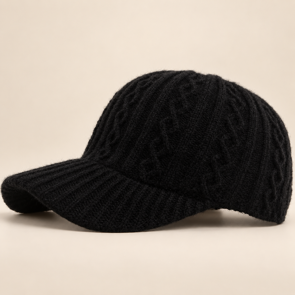 Cecilia Women’s Cable Knit Baseball Cap