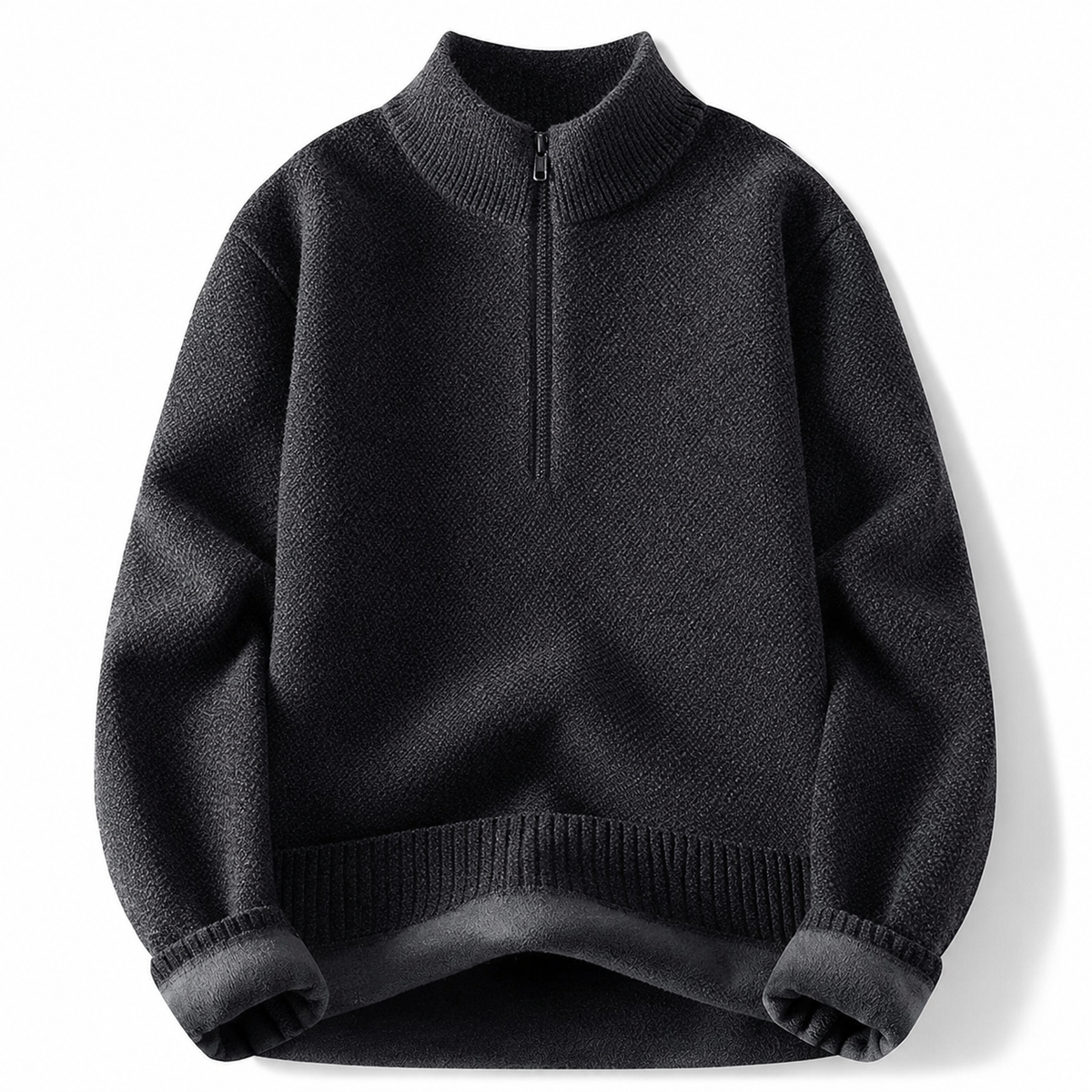 Adrian Bellini Men’s Quarter-Zip Knit Sweater