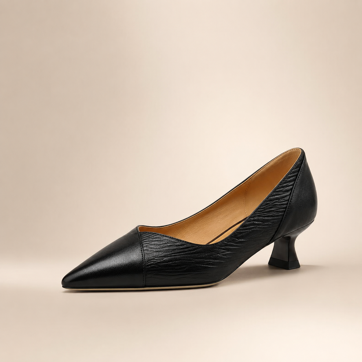 Camden Women’s Genuine Leather Pointed-Toe Pumps