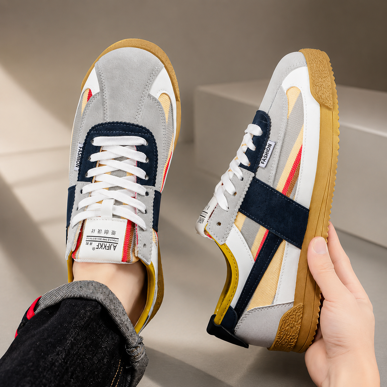 Zane Men’s Retro Suede Sneakers