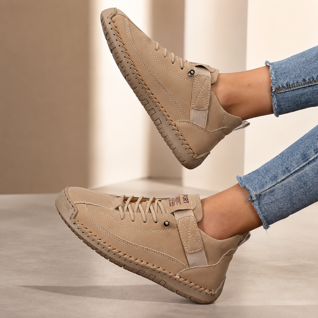 Riley Lace-Up Walking Sneakers